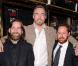 Alan Doyle, Kevin Durand et Scott Grimes, les partenaires de Russell Crowe sur Robin des Bois de Ridley Scott qu'il tourne actuellement sont venus lui prêter main forte lors de la première du film Jeux de pouvoir à Londres le 21 avril 2009. 