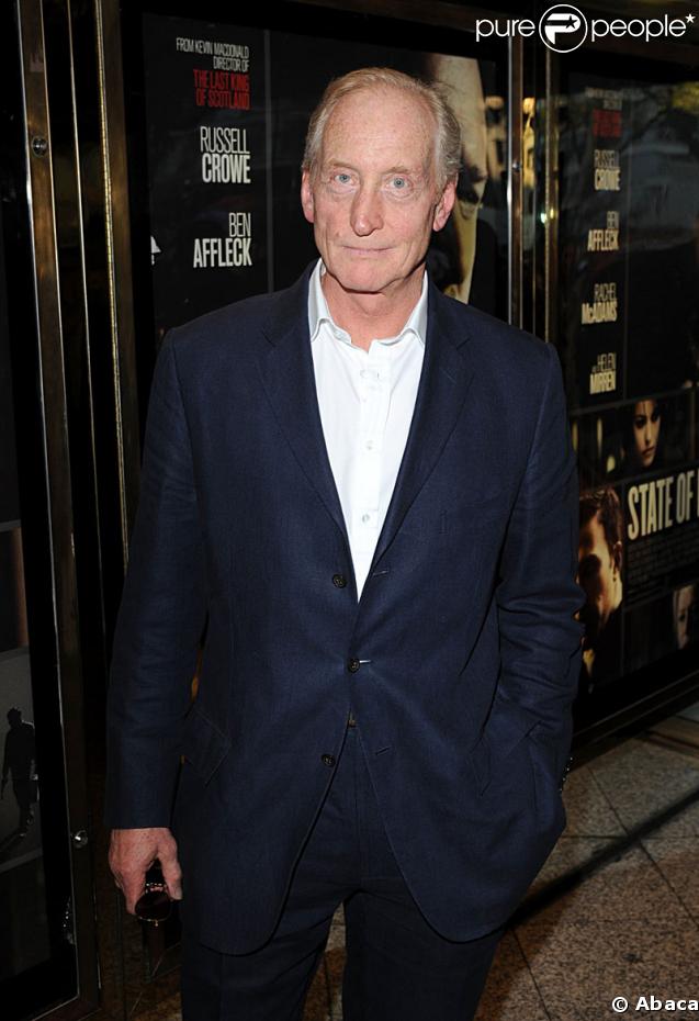 L'acteur anglais, notamment de théâtre, Charles Dance, lors de la première du film Jeux de pouvoir à Londres le 21 avril 2009