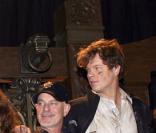Brendan Fraser et l'équipe du film La Momie 3