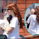 Le petit Mowgli d'Ashlee Simpson, trop craquant, sur le tournage de... Melrose Place 2.0 ! Regardez !