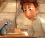 Ratatouille avec le comédien et comique américain Patton Oswalt qui fait la voix de Rémy le rat