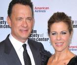Tom Hanks et sa femme Rita Wilson, lors de la soirée hommage qui lui a été rendue, à l'occasion du 36e Film Society of Licoln Center's Gala, au Alice Tully Hall de New York, le 27 avril 2009 !