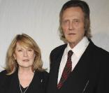 Le grand Christopher Walken et sa femme, lors de la soirée hommage qui lui a été rendue, à l'occasion du 36e Film Society of Licoln Center's Gala, au Alice Tully Hall de New York, le 27 avril 2009 !