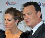 Tom Hanks et Rita Wilson, lors de la soirée hommage qui lui a été rendue, à l'occasion du 36e Film Society of Licoln Center's Gala, au Alice Tully Hall de New York, le 27 avril 2009 !