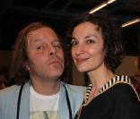 Philippe Katerine et Jeanne Balibar au centre Georges Pompidou. Avril 2008