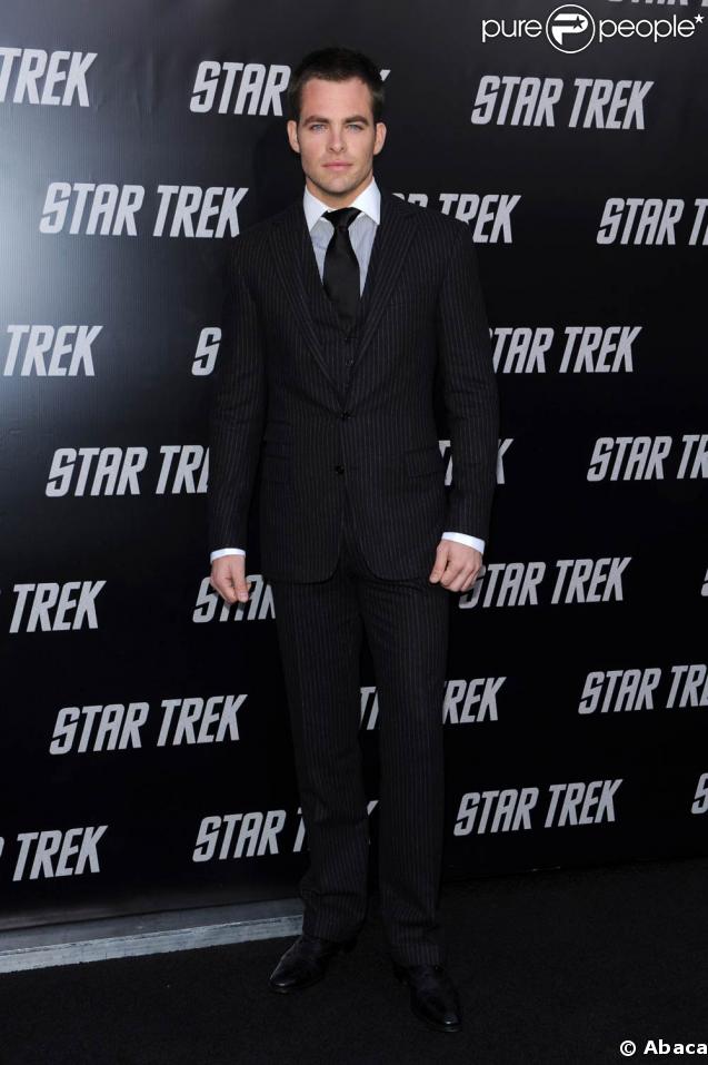 Le séduisant Chris Pine, à l'occasion de l'avant-première de 