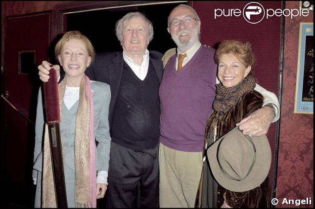 Catherine et Claude Rich avec Jean-Pierre Marielle et Agathe Nathanson 