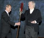 Bertrand Delanoë et Claude Rich