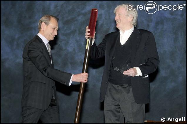Bertrand Delanoë et Claude Rich