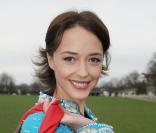 Hélène de Fougerolles au défilé Dior