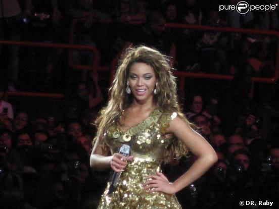 Beyoncé, lors de son concert parisien au Palais Omnisport de Bercy !