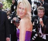 Robe violette Ralph Lauren pour Estelle Lefébure ! Festival de Cannes 2008