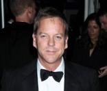 Kiefer Sutherland et sa compagne <span class=standardtextnolink>Siobhan Bonnouvrier </span>arrivent au Costume Institute Gala à New York le 5 mai 2009