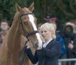 Zara Phillips au Badminton Horse Trials.