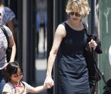 Meg Ryan et sa fille adoptive Daisy âgée de 4 ans