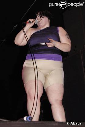 Beth Ditto sur scène au Big Weekend festival de Radio 1, hier à Swindon
