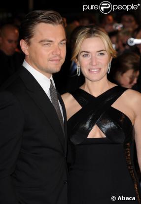 Leonrado DiCaprio et Kate Winslet en janvier 2009 