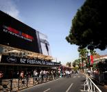 Les derniers préparatifs du Festival de Cannes 2009, le 13 mai 2009
