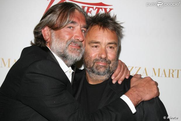 Luc Besson et son associé Pierre-Ange Le Pogam reçoivent de prix Billion Dollar Award