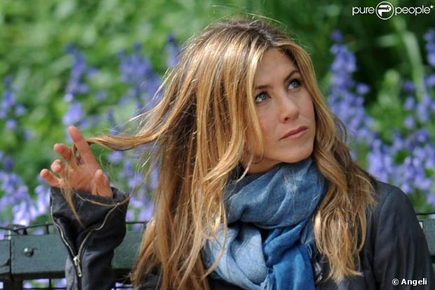 Jennifer Aniston sur le tournage de  The Baster . 14/05/09
