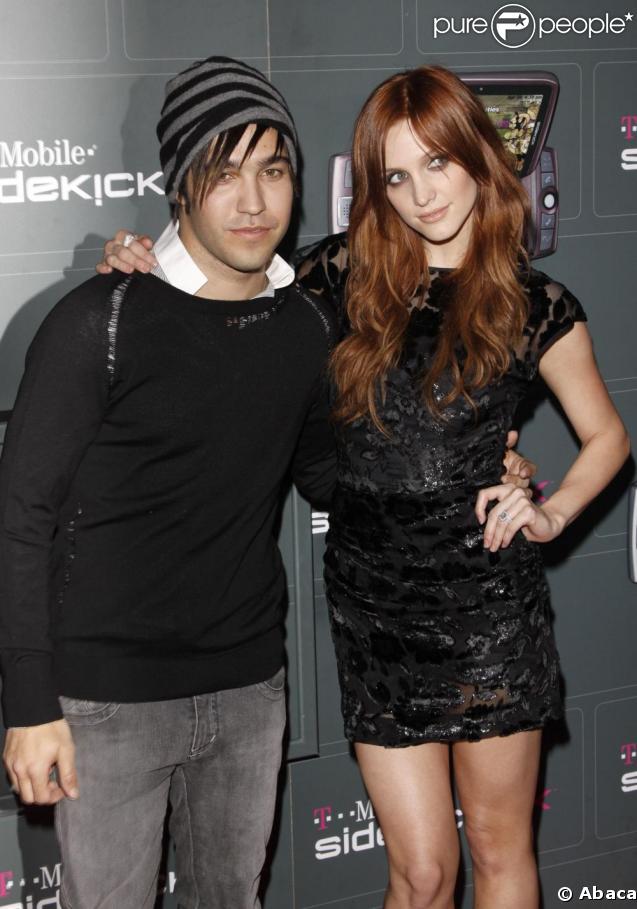 Ashlee Simpson et Pete Wentz hier soir à Los Angeles