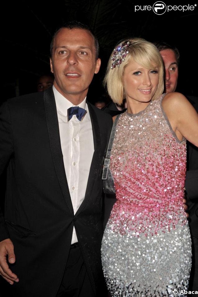 Paris Hilton hier soir au VIP à Cannes au côté de Jean Roch 