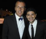 Jean-Roch et Saïd Taghmaoui hier soir au VIP à Cannes
