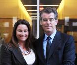 Pierce Brosnan et  Keely Shaye-Smith 