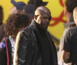 Robert Downey Jr. dans son costume d'Iron Man