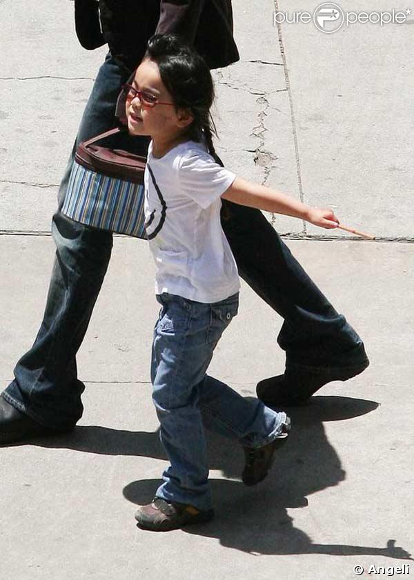 Meg Ryan va chercher sa fille Daisy True à l'école, à Santa Monica