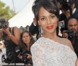 Kerry Washington, au top dans sa robe bicolore en tulle et dentelle ! 