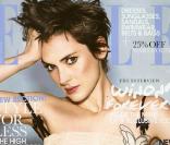 Winona Ryder en couverture du magazine ELLE (édition U.K.) du mois de juillet 2009