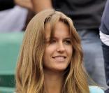 Kim Sears, la petite-amie d'Andy Murray, soutient son amoureux lors du tournoi de Roland Garros le 27 mai 2009