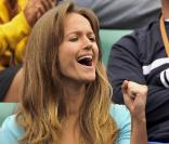 Kim Sears, la petite-amie d'Andy Murray, soutient son amoureux lors du tournoi de Roland Garros le 27 mai 2009