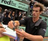 Andy Murray lors du tournoi de Roland Garros le 27 mai 2009
