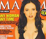 Rose McGowan... torride et tout en transparence pour Maxim !