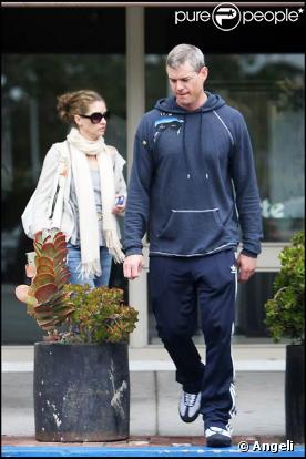 Eric Dane et sa somptueuse Rebecca Gayheart, à la sortie du petit déjeuner, à Santa Monica, le 25 mai 2009 !