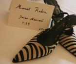 Les souliers de Muriel Robin 