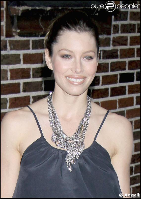 Jessica Biel se rendant au Late Show with David Letterman le 3 juin 2009 à New York