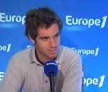 Richard Gasquet au micro de Marc-Olivier Fogiel