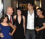 Tallulah, Bruce Willis, Rumer Willis, Ashton Kutcher et Demi Moore 
