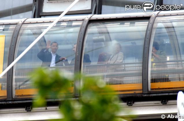 Barack Obama à Beaubourg le 7 juin 2009