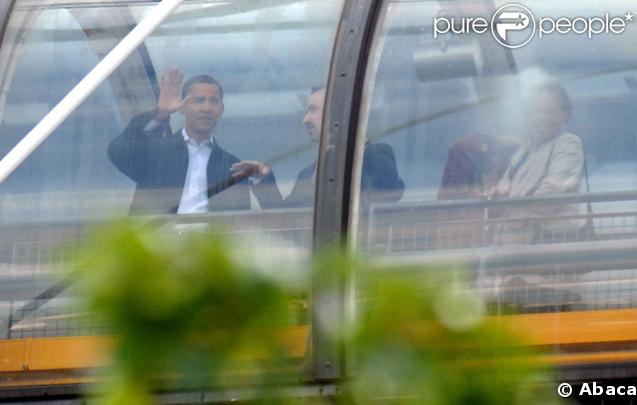 Barack Obama à Beaubourg le 7 juin 2009