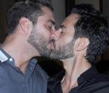 Marc Jacobs et son fiancé Lorenzo Martone, lors de la soirée Vogue qui s'est tenue pendant la 53e Biennale d'Art de Venise, le 5 juin 2009 !
