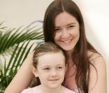 Emmanuelle Boidron et sa fille Leïa
