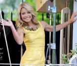 Kelly Ripa, lors de la promotion de l'Electrolux Virtual Lemonade, au Loeb Central Park Boathouse de New York, le 8 juin 2009 !
