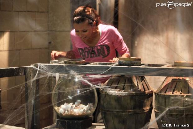 Eva Longoria et Tony Parker lors du tournage d'un épisode de  Fort Boyard  au profit de Make a Wish