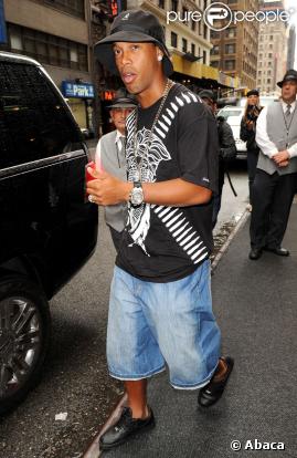 Ronaldinho à New York le 9 juin 2009