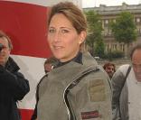 Maud Fontenoy a fait une démonstration de sauvetage en mer sur la Seine