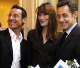 Billy avec Nicolas Sarkozy et Carla Bruni pour le Noël de l'Elysée